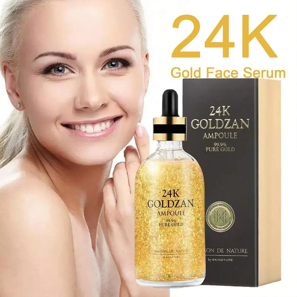 

24K Gold Niacinamide Face Serum Anti Aging Hyaluronic Acid For Face Shrinks Pores Korean Skin Care Products Korean Cosmetic B7J2