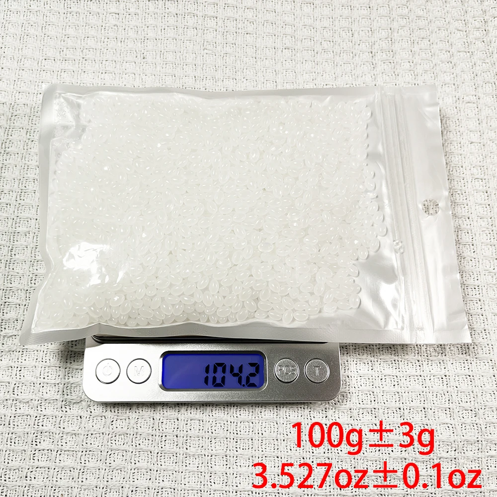 100 gram per package transparent hot melt glue grain for I tip or U tip hair extension use only,NOT for seamless hair use