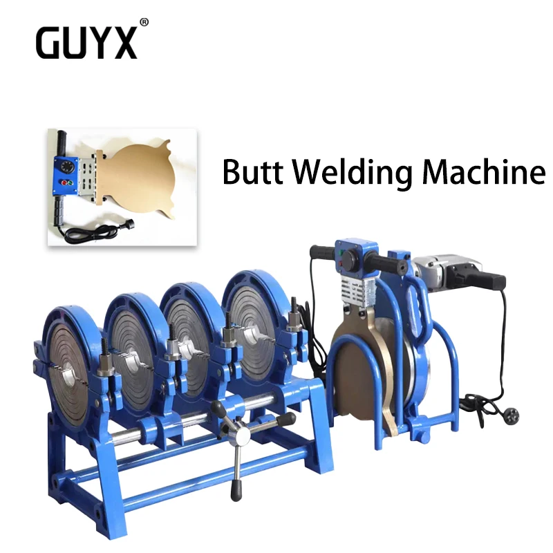 

PE63-200 Hand Push Type Butt Welding Machine PE Fusion Welding Machine Pipe Hot Melt Machine Precision PE Butt Fusion Welder