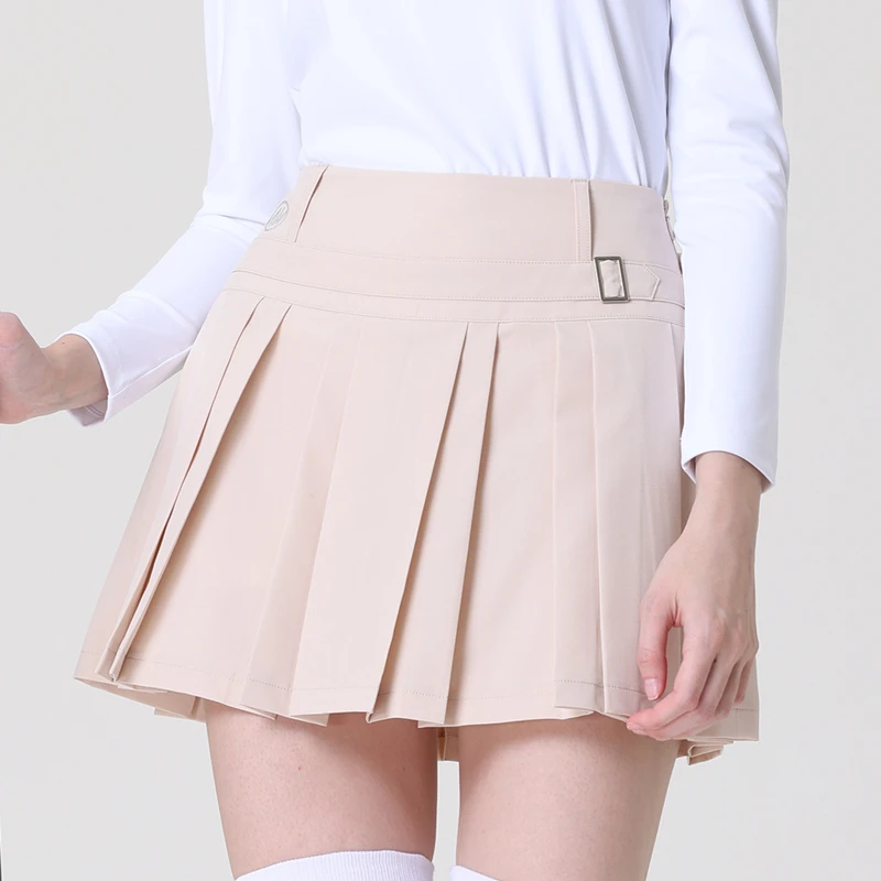 AW Golf Skirt Spring and Autumn Outdoor Sports Pleated Skort Ladies A-line Shorts Pants Women Golf Apparel