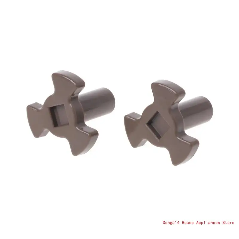 2Pcs Universal Microwave Turntable Coupler Plate Support Stand Cog Tools 95AC