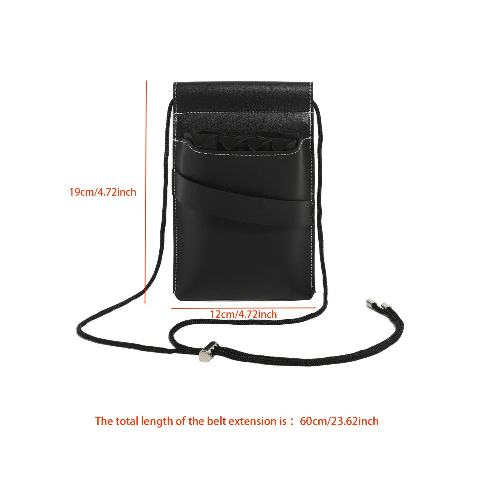 Hairdresser Scissor Bag Practical Hairstylist Bag PU Leather Multiuse Fashionable Storage Organizer Hairdressing Tools Pouch