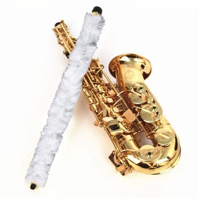 Kit de nettoyage Saxophone, 3 pièces, chiffon de nettoyage + brosse à  bouche, outil d'entretien