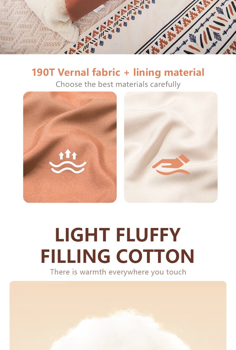 Description Picture 4 of itemBSWOLF Sleeping Bag Thickened Adult Single Portable Outdoor Camping Winter Cold and Warm Can Be Spliced Double Quilt