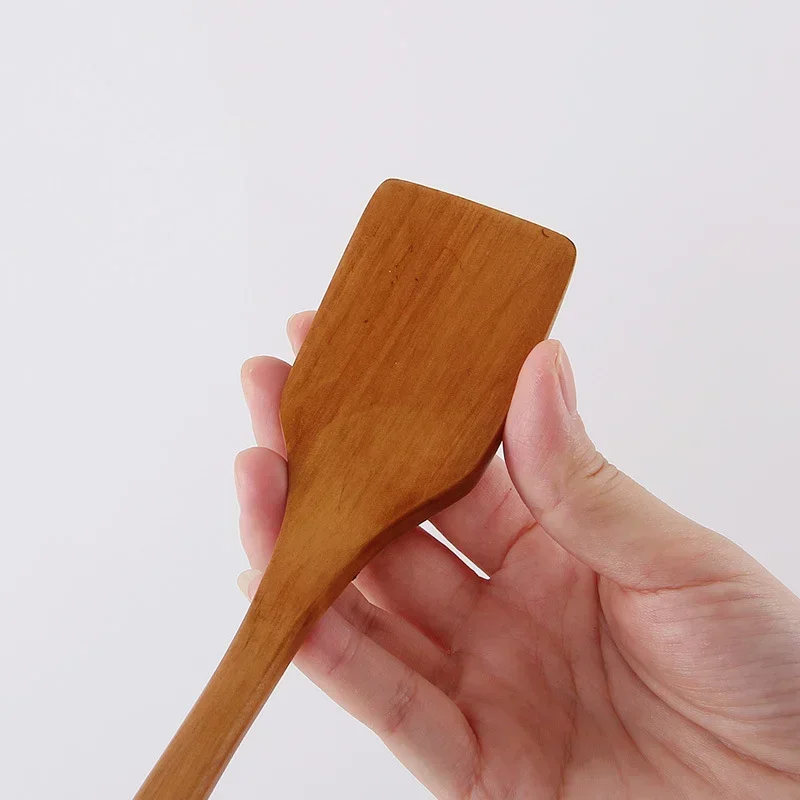 Wooden Spatula Nonstick Dedicated Wooden Kitchen Kitchenware Cooking Spoon BBQ Spatula Natural Kitchen Cooking Shovel kitchen utensils