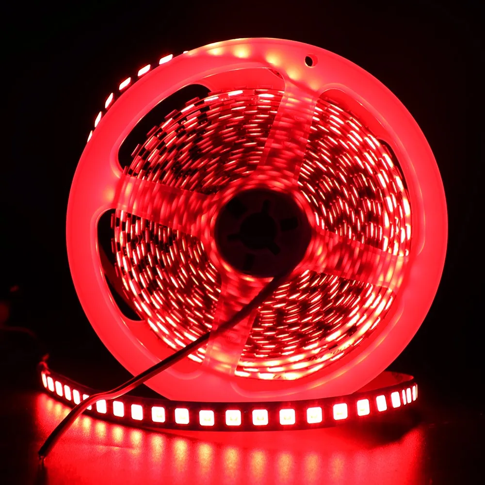 12V 5M LED-Streifenlicht 5054 5050 2835 RGB SMD 120LED 60LED 240LED 5630 Wasserdichtes flexibles LED-Band für Heimdekoration 9 Farben – Detail 23