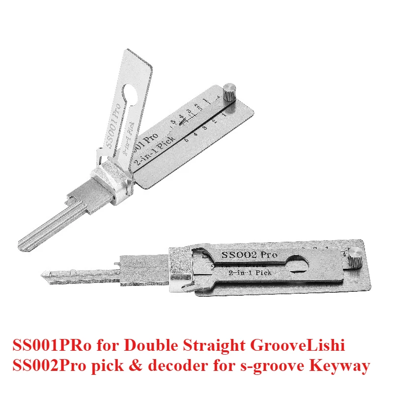 Master Key Lock Pick Tool SS002 Pro - 2-in-1 Schließzylinder Werkzeug Aus Edelstahl