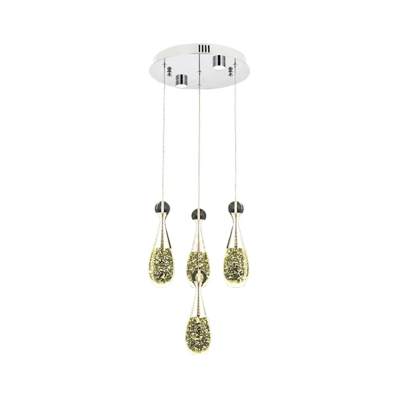 

Decorative Ceiling Luxury K9 Crystal Chandelier Hanging Hotel Living Room Stair Modern Pendant Lamp