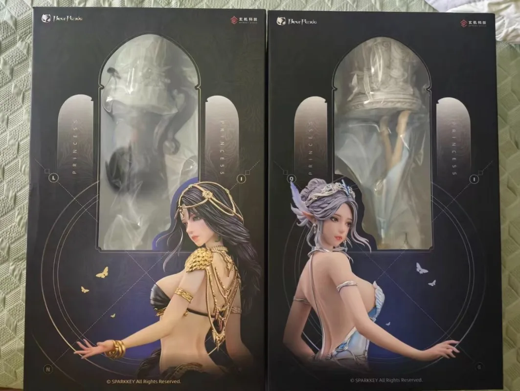 [재고 있음]베어판다 X 스파크키 고스트 블레이드 에올리안 펑 링 인카운터 버전 1/6 스케일 PVC 수집용 애니메이션 피규어