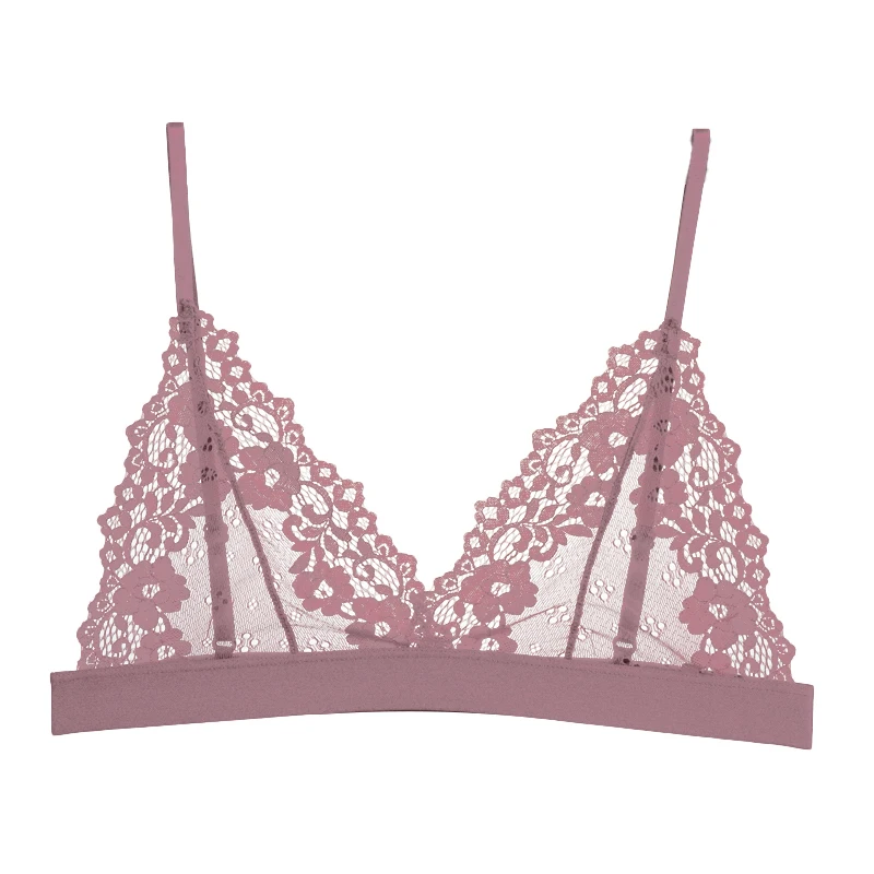 Sexy Bra For Woman Lace Thin Underwear Female Unlined Transparent Bras For Women Lace Sexy Lingerie Bralette