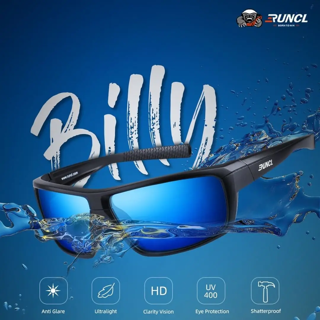 BiteView Angelbrille Polarisiert - UV400 Schutz Für Angler & Outdoor