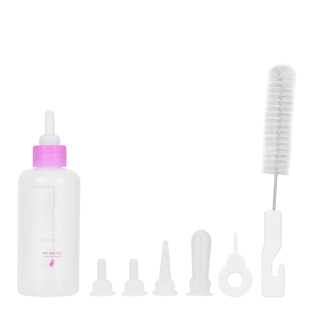 בקבוק האכלה חתלתול/סט 60 מ "ל גור מחמד גור חתלתול בקבוק האכלה קטן כלב הנקה