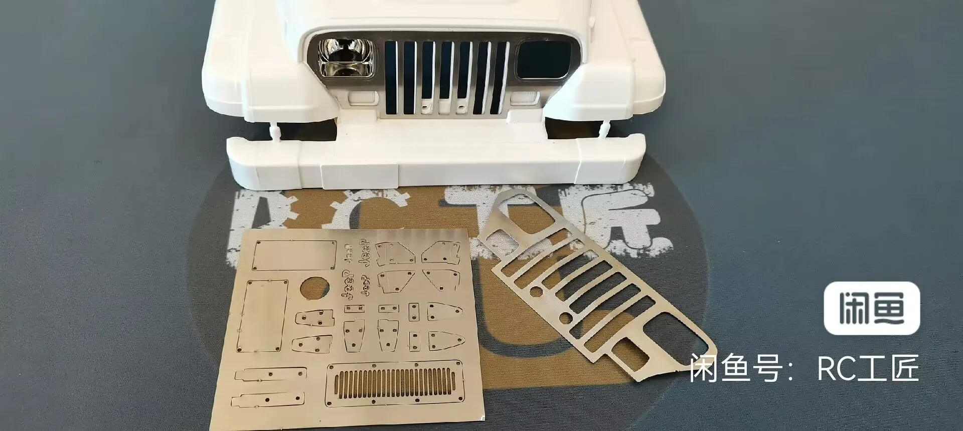 新品 タミヤ 1/10 ラングラー YJ ボディ セット 1/10 Jeep Wrangler YJ Hard body shell fit to Tamiya cc01