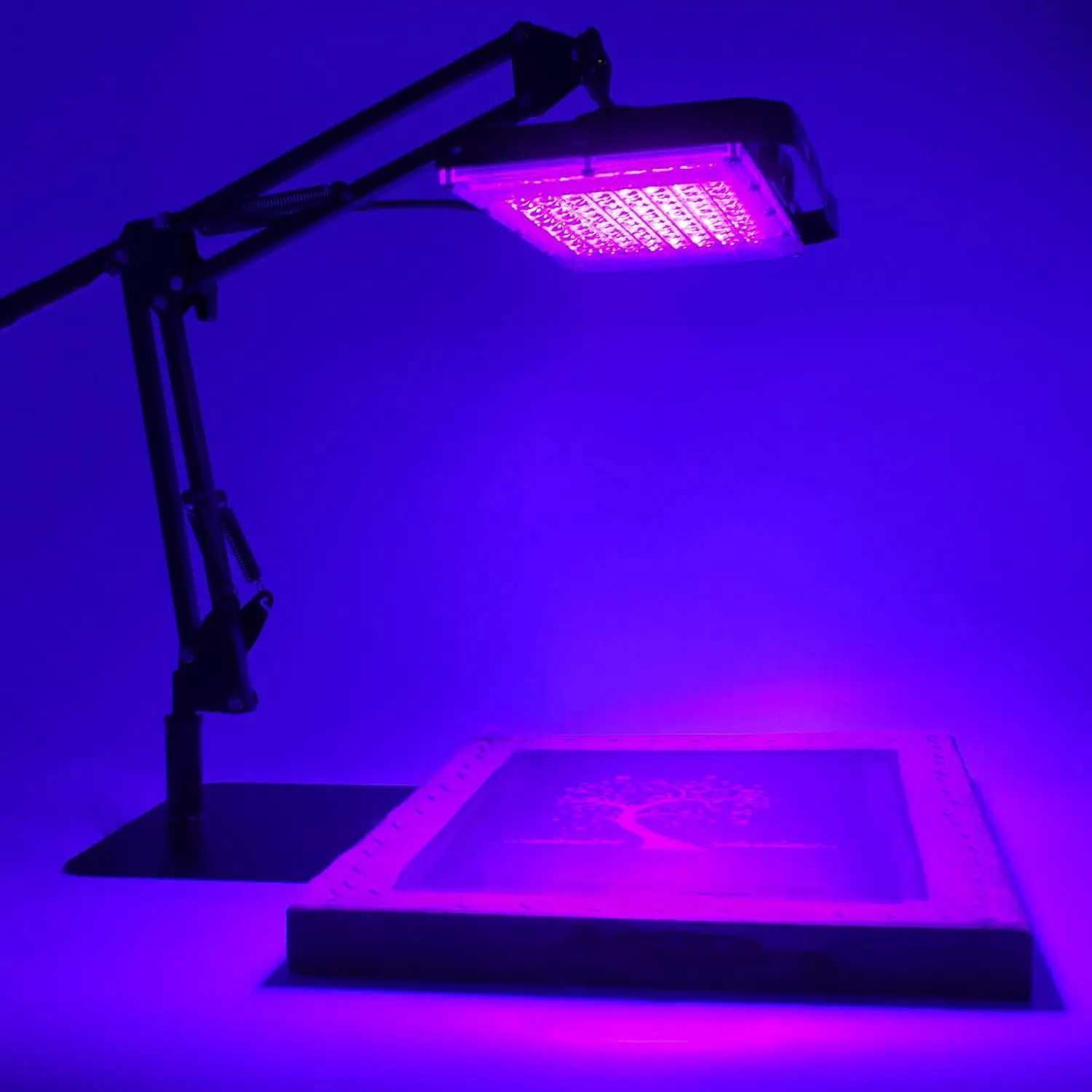 50W LED UV 스크린 인쇄 노광기 110V 220V 라이트 스탠드 사진 감광액 경화 램프 감광액 시아노타입 사무용품