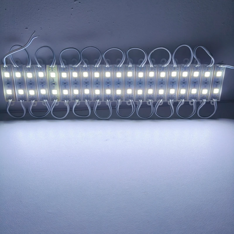 20PCS 12V waterproof 5054 2LEDs 0.6W Injection molding LED Module high lumen super bright led modules lighting