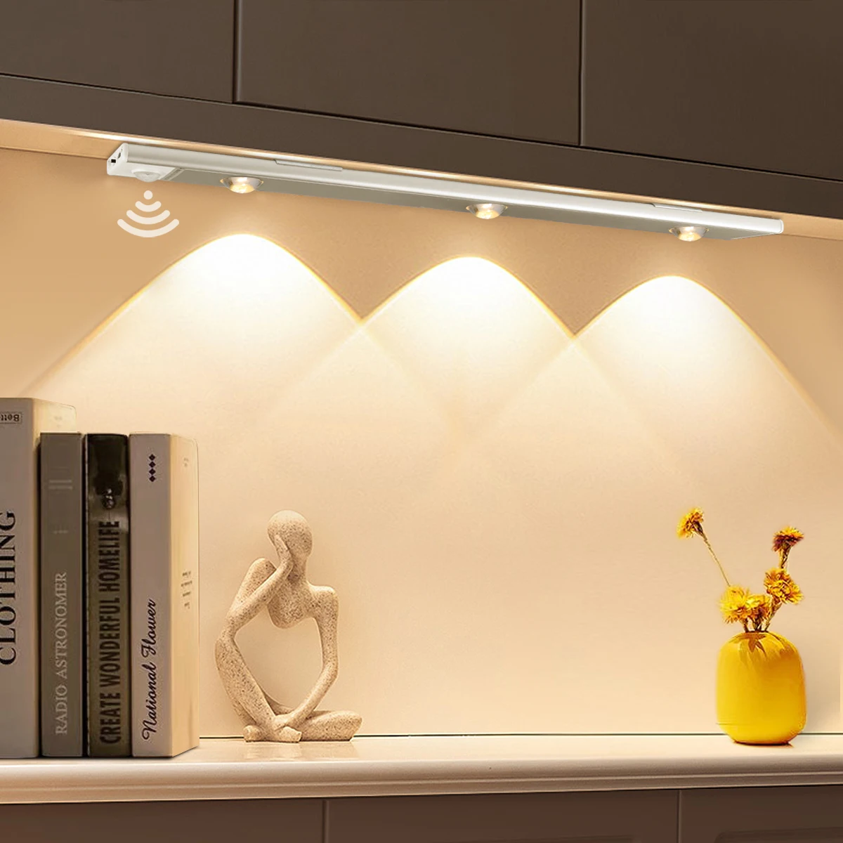 1 পিছ 16" inci Sensor Light 👉 3 LEDs in 1 light Bar কিনুন!