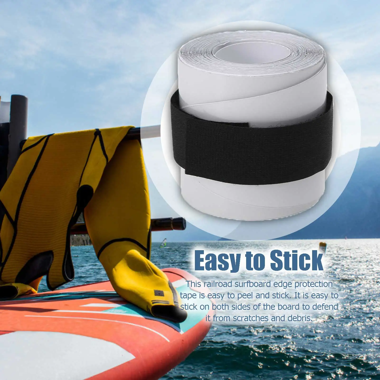 25X75SurfSUPPaddleBoardProtectionEdgeTapePaddlesBoard