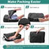 Travel Compression Packing Cubes With Shoe Bag Portable Folding Organizer Luggage Compressible Pouch Travel Storage Clothes Shoe 6
