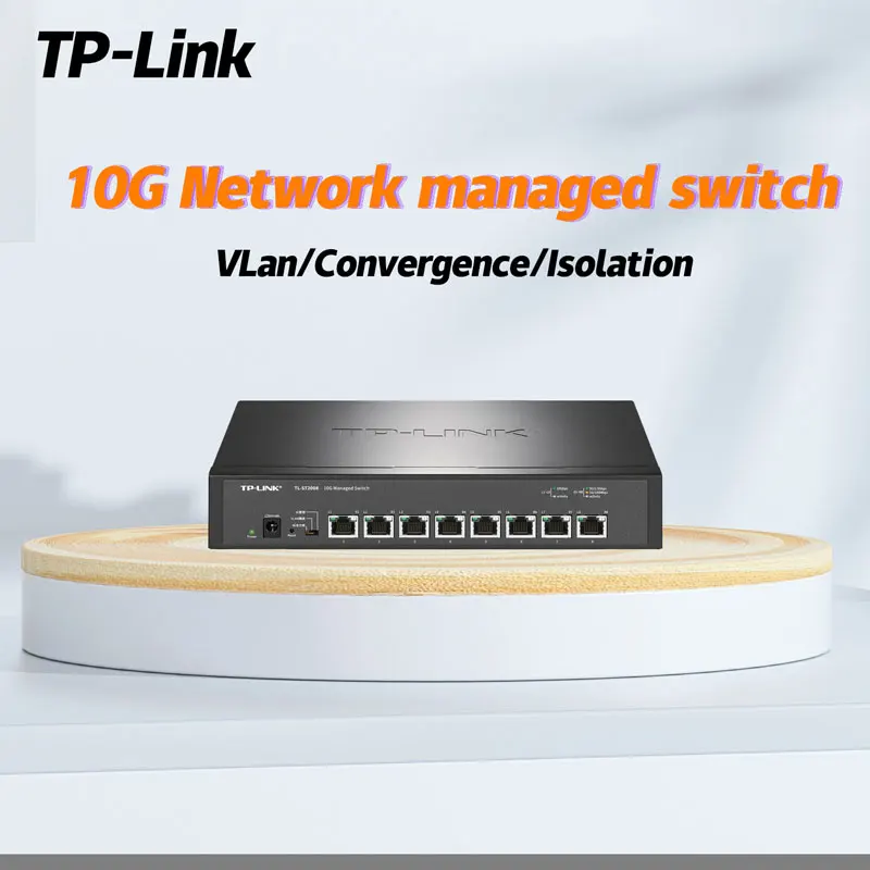 TP-link Tl-st1008/ST2008 10gbe Switch 10 Gigabit Switch 10000mbps Core Lan  8*10gbps