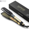 KIPOZI Professional Titanium Flat Iron Hair Straightener with Digital LCD Display Dual Voltage Instant Heating Curling Iron 1