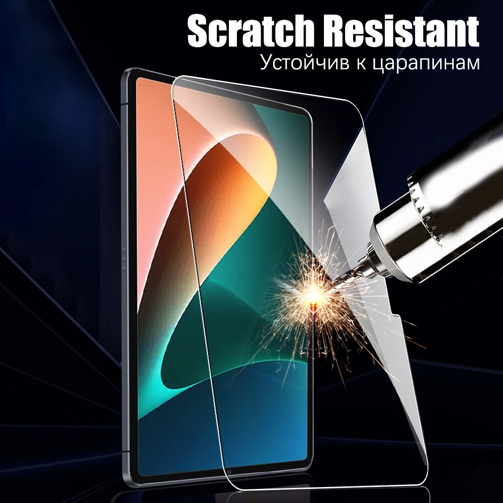 2pcs Tempered Glass Screen Protector For Xiaomi Pad 5 6 Glass Protector MiPad 5/6 Pro Redmi Pad 6s Pro 12.4 9H Protective Film 6