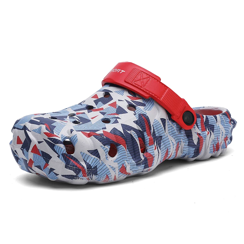 Men's Camouflage Casual Sandals - Outdoor & Beach Clogs