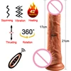 Heating Big Dildo Vibrator G Point Wireless Control Swing Telescopic Realistic Penis Suction Cup Dildo Adult Sex Toys for Women 1
