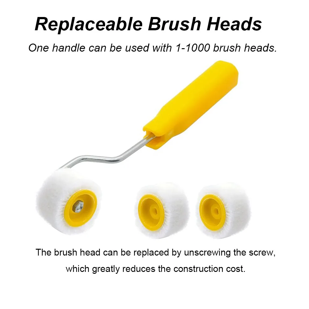Wall Painting Brush Trimming Paint Brush 1pc Mini Paint Rollers