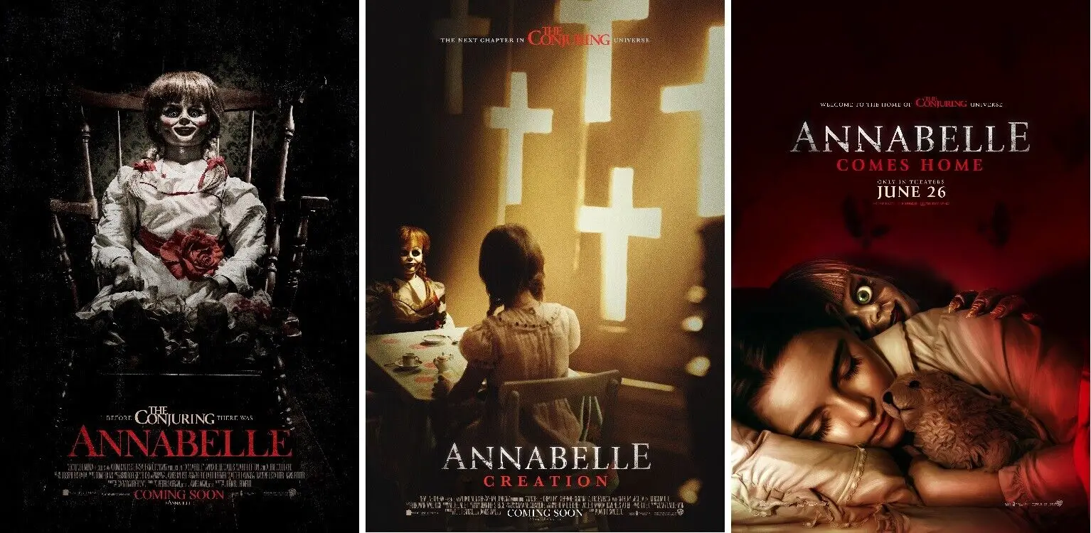 Annabelle 1 2 3 Movie Art Picture Print Silk Poster Home Wall Decor