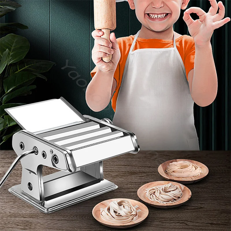 Manual Noodle Machine Stainless Steel Household Noodle Press Pasta Making Machine