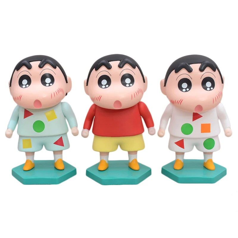 

13cm Anime Crayon Shin-chan Action Figure Crayon Shin-chan In Pajama Joints Movable Kawaii Doll PVC Collectible Model Toy Gift