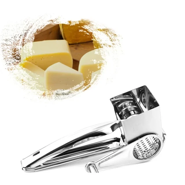 Handheld Cheese Grater Charm for Earrings Sterling Silver 3-D