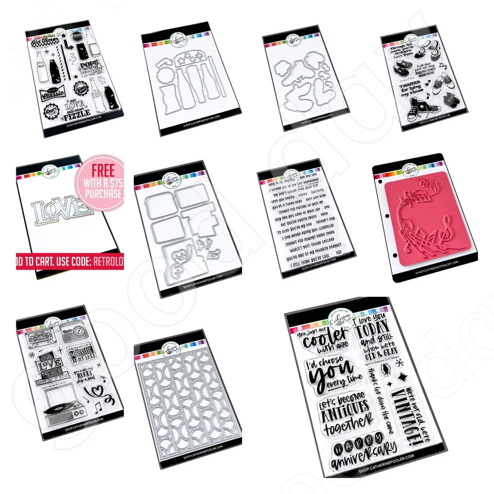 

Arrival New 2023 Bottle and Shoes Music Cutting Dies Stamps Scrapbook Diary Decoration Embossing Template Diy Card Handmade