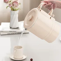 Electric Kettle 1PC Outdoor Mini 800ML Double Layer 304 Stainless Steel Foldable Home Portable Water Kettle 1