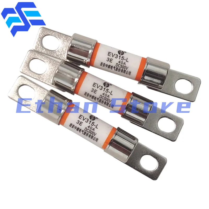 5PCS High-Performance Car Fuses - 10A to 50A, 500VDC