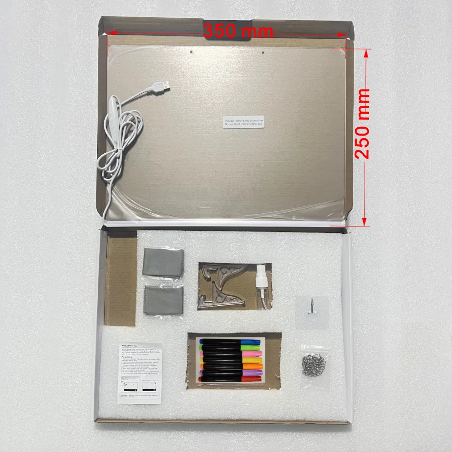 DIY 어린이용 발광 그림판, 지울 수 있는 LED 형광판, 발광 장난감, 발광 그림판, 조명