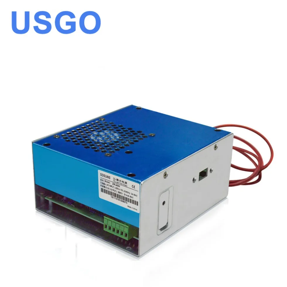 Alimentatore Laser Co2 Usgo 40W Per Tubo Laser In Vetro Co2 30W 40W 50W