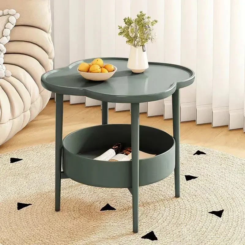 

Креативный столик-мезас для дивана, современный минималистичный столик для спальни в домашнем стиле, мобильная полка для гостиной, маленькие журнальные столики, мебель