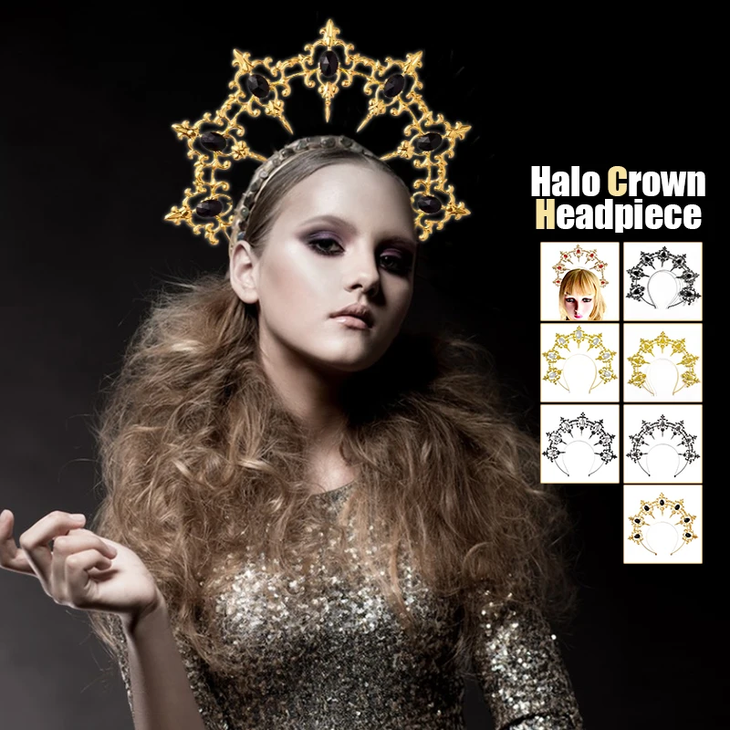 Fascia Per Capelli Lolita Gothic - Ali D'Angelo Gemelli Con Pizzo E Fiocchi - Accessorio Cosplay Steampunk - 2