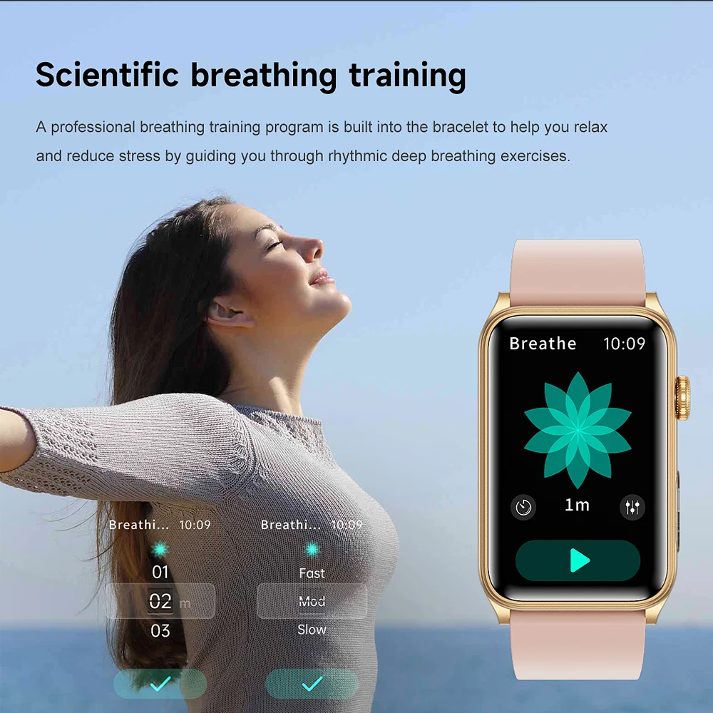 2025 NEW For Xiaomi Smart Watch Women Temperature Monitoring Bluetooth Call Women Health Monitoring Smartwatch For Android IOS 5