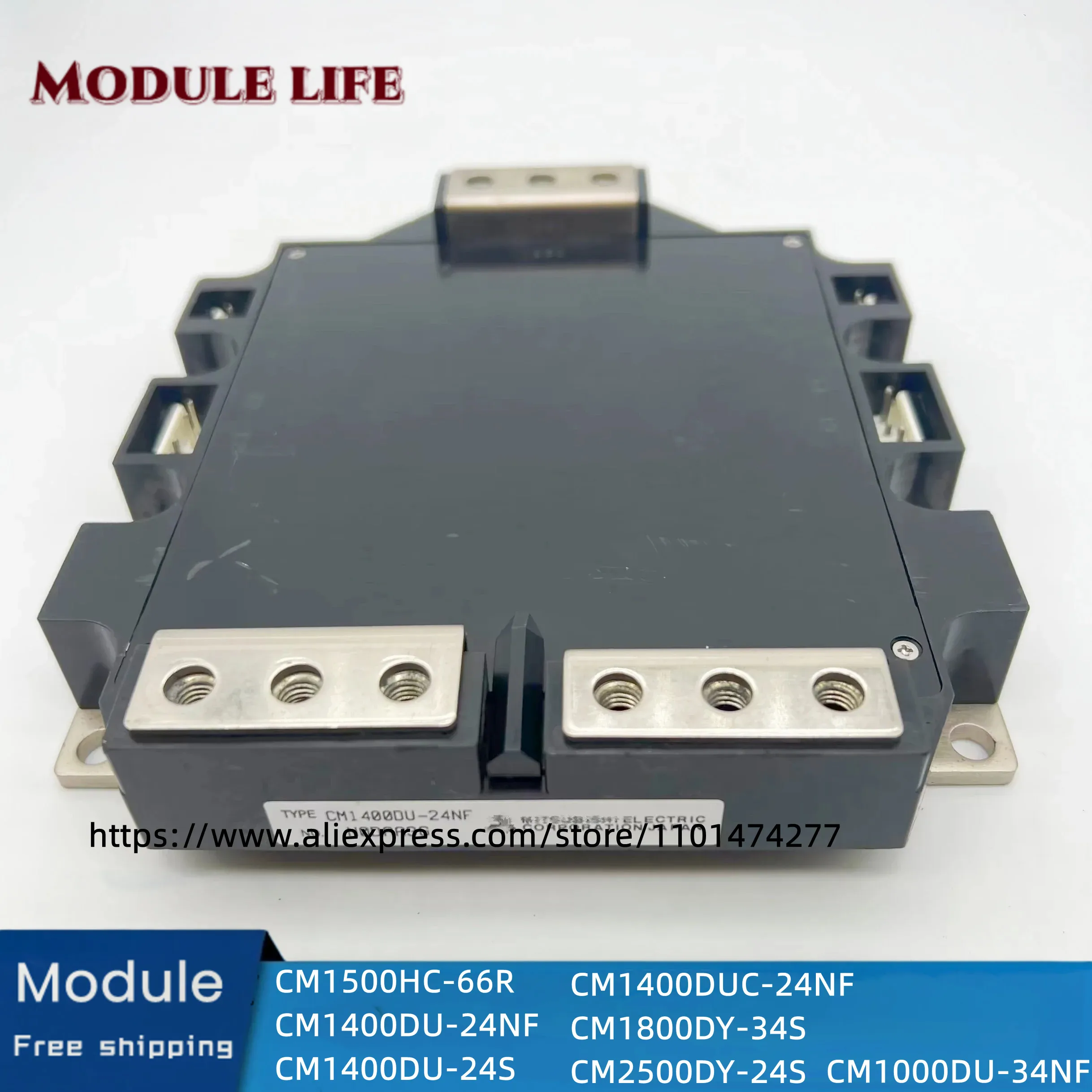 1個 CM1400DU-24NF CM1400DU-24S CM1400DUC-24NF CM1800DY-34S CM2500DY IGBTモジュール  CM1400DUC-24NF CM900DU- TD330N16KOF TD285N12KOF TD285N14KOF サイリスタモジュール(TD285N14KOF)