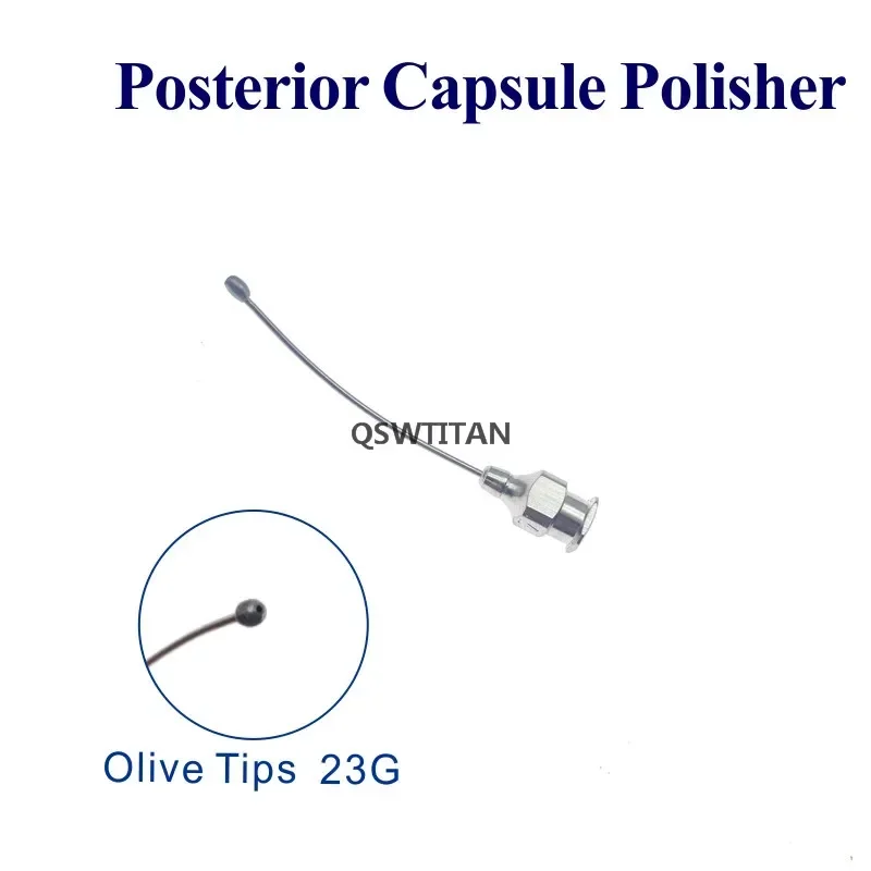Ophthalmic Surgical Instruments Air Injection Cannula Lacrimal Viscoelastic Stainless Steel for Pet Eye