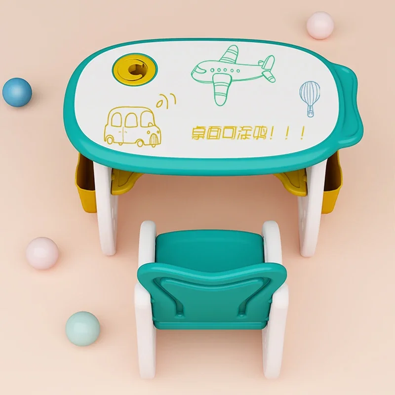 Children Study Desk Children's Child Room Furniture Table Chair Set School Tables Kids Supplies Childrens Classroom Small