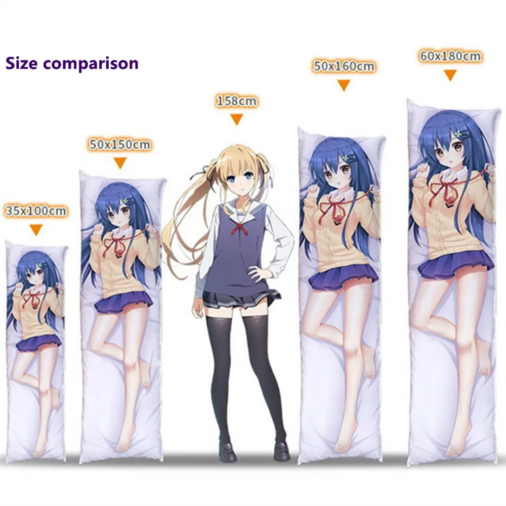 Anime Dakimakura Shinoa Hiiragi (Seraph of the end) Pillowcase Hugging Body Pillow Cover Case Double-sided Print Dropshipping 6