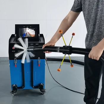 Macchina Professionale per la Pulizia dei Condotti, Attrezzatura Commerciale ad Alta Potenza per la Rimozione della Polvere dai Tubi di Ventilazione