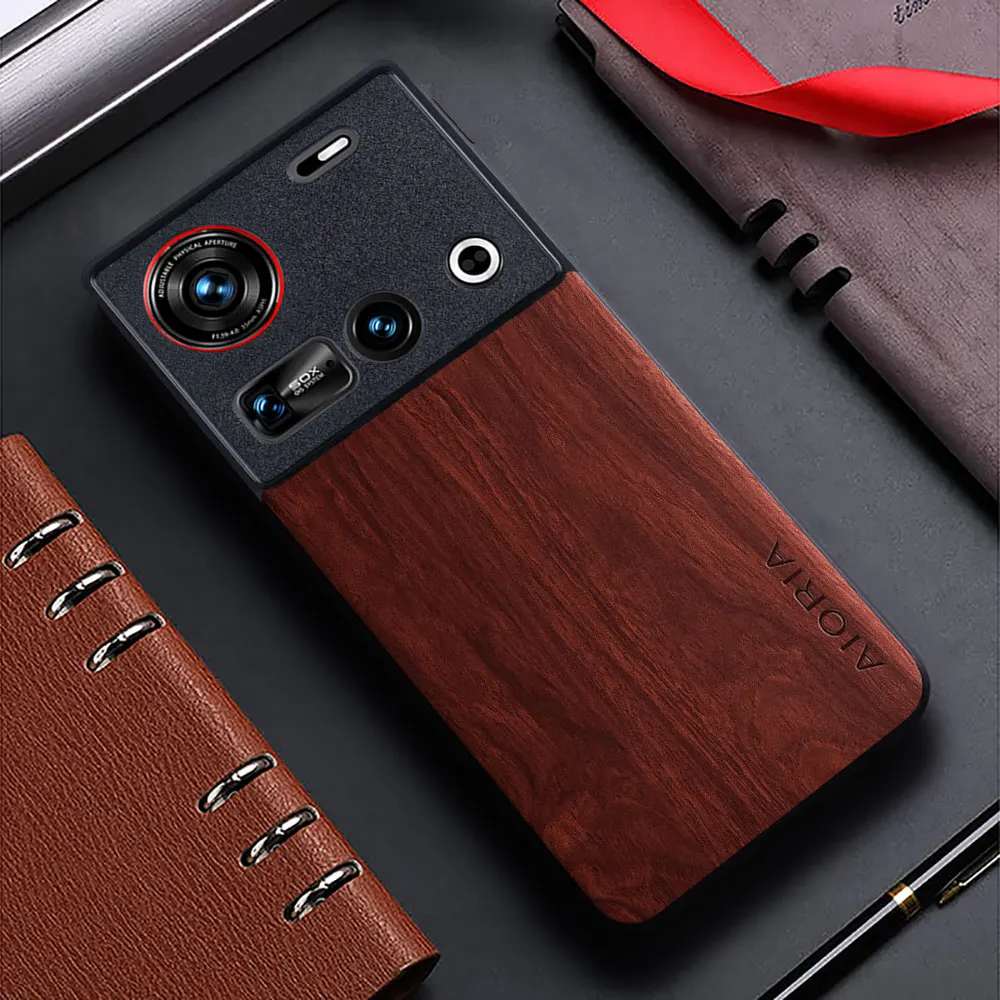 Premium Bamboo Wood Pattern Phone Case - Stylish Protective Cover