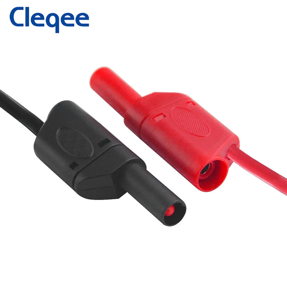 Banana Plug Cable, 1000V/10A Welding Safety Soft Silicone Wire Stack Test Lead For Multimeter