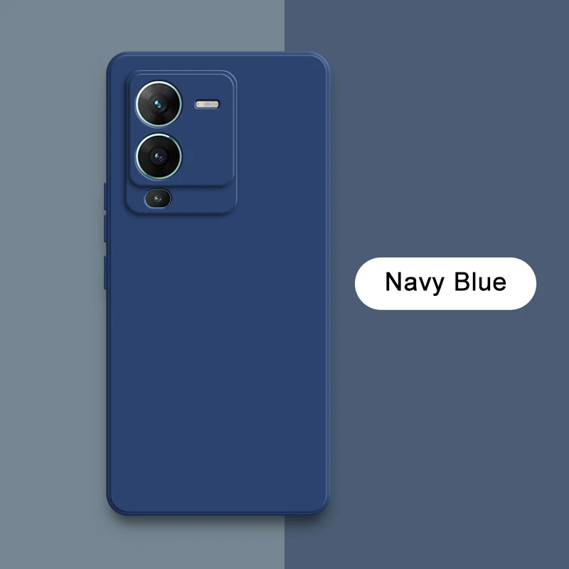 Premium Liquid Silicone Shockproof Phone Case - Luxury Square Design with 360° Protection and Soft Camera Guard