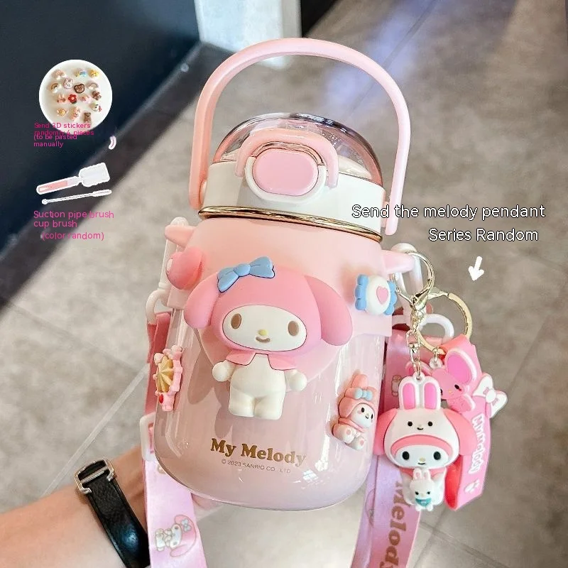 thumbnail image 1 of Taza de aislamiento creativa para niños Guigou de Jade, regalo de invierno de Sanrio, taza de agua de alta belleza, linda taza de agua Kuromi, regalo de festival, 1 of 5