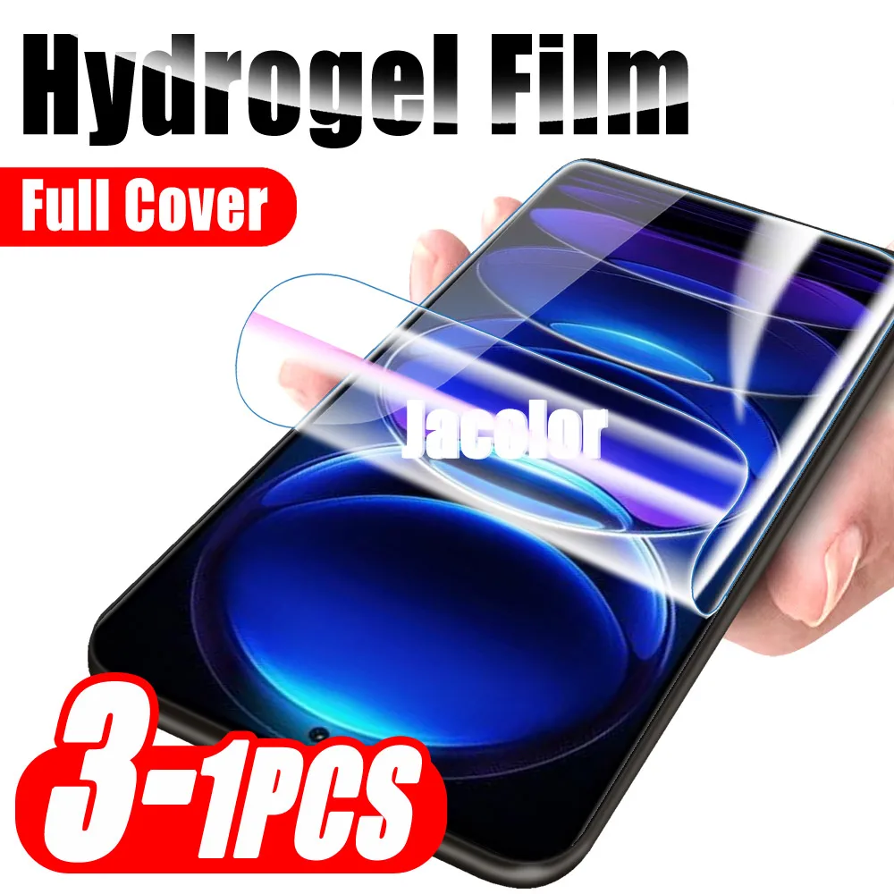 Full Cover Hydrogel Screen Protector - Ultra-Durable Film for Enhanced Display Protection (1-3 Pack)
